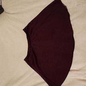 Forever21 Burgundy Skirt